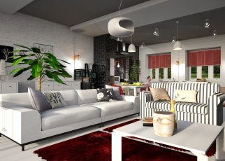Red White Black Living Room  - 5460160 / Pixabay