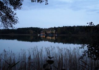 macha lake, evening, dusk