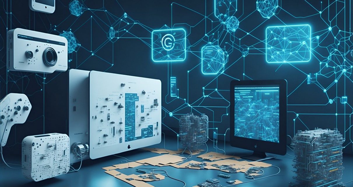 computer, technology, connected